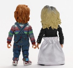 NECA Bride Of Chucky Ultimate Chucky & Tiffany 4″ Action Figure 2 Pack New