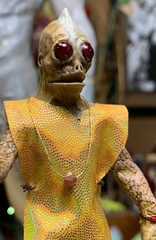 Land of the Lost prototype ENIK Sleestak custom miniature figure with base