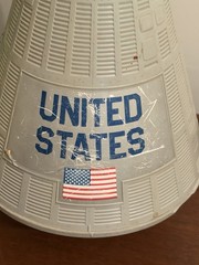 1966 G.I Joe Space Capsule and Box No Space Suite Please See Photos Description