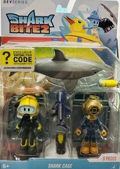 DEVSERIES Game Pack w/ Code Shark Bite 2: Shark Cage Diver Sea Diver 3-Pack New