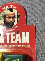 Vtg A-Team Mr. T/B.A Baracus Action Figure 100% Complete W/ Card Galoob 1983 Toy