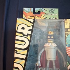 Futurama Toynami Figure Bender Super King Wow!!! No Santa Robot Build A Bot