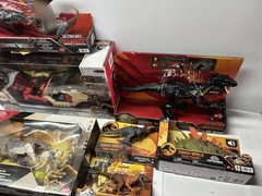 Jurassic World Lot 7 Indoraptor Spinosaurus Mutadon Kentrosaurus RC Jeep NEW
