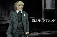 Rainman Custom Art Work 1/6 John Merrick The Elephant Man Sideshow Freak Figure