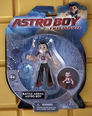Astro Boy Movie 3.5” Figure Set Battle Arena Astro Boy, Trashcan & Weapons Drone