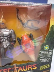 1984 Vintage Coleco SECTAURS Night Fighting DARGON & PARAFLY action figure NEW