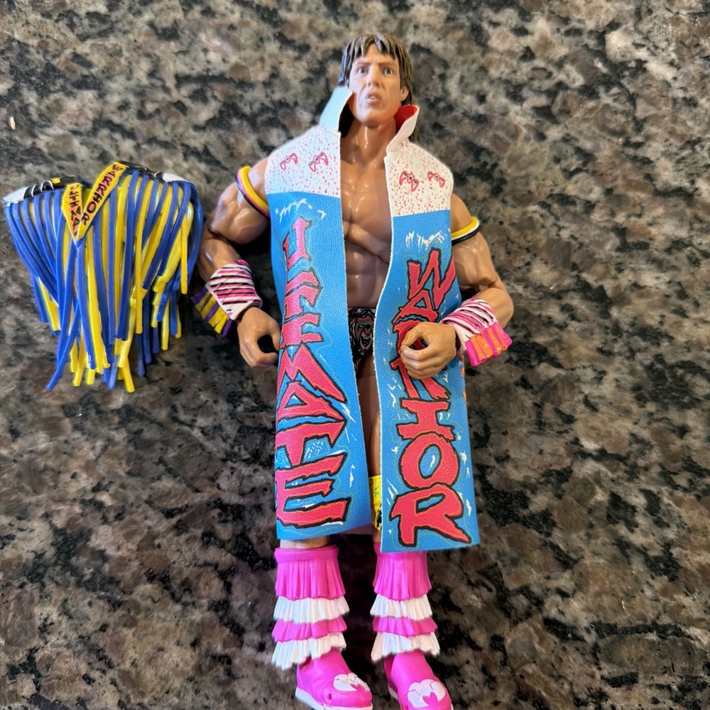 WWE Ultimate Edition Series 15 The Ultimate Warrior Wrestling Figure 1 head