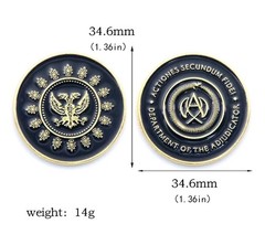 JOHN WICK CONTINENTAL ADJUDICATOR GOLD COINS HOTEL CARD COLLECTORS COSPLAY PROP