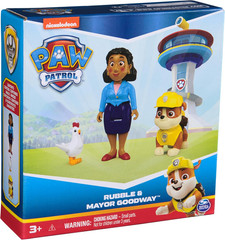 Rubble, Mayor Goodway & Chickaletta Figures, Kids Toys for Boys and Girls Age…