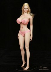 1/6 LDDOLL 28xl Girl Seamless Silicone Pale Skin Fingers Movable Figure Body Toy