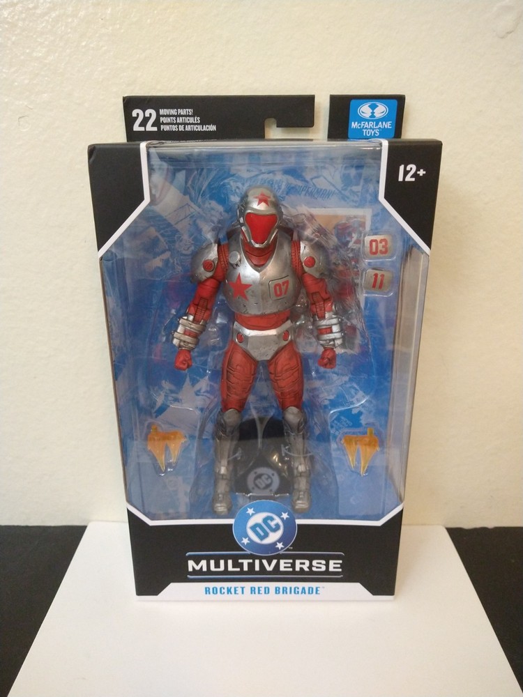 Mcfarlane DC Multiverse Red Rocket Brigade 🇺🇸 READ BELOW