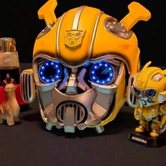 Original Killerbody 1:1 Bumblebee Helmet-English Voice Control, Cosplay Mask