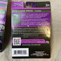 Final Faction Kharn Hive Class Synthoid Action Figure NEW Plus Weapons Pack