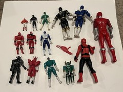 Power Rangers Action Figure Toys Lot Miscellaneous Mix As Pictured