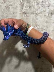 3D Printed Crystal Dragon Office Desktop Fish Tank Fidget Toys Stuffer Gift