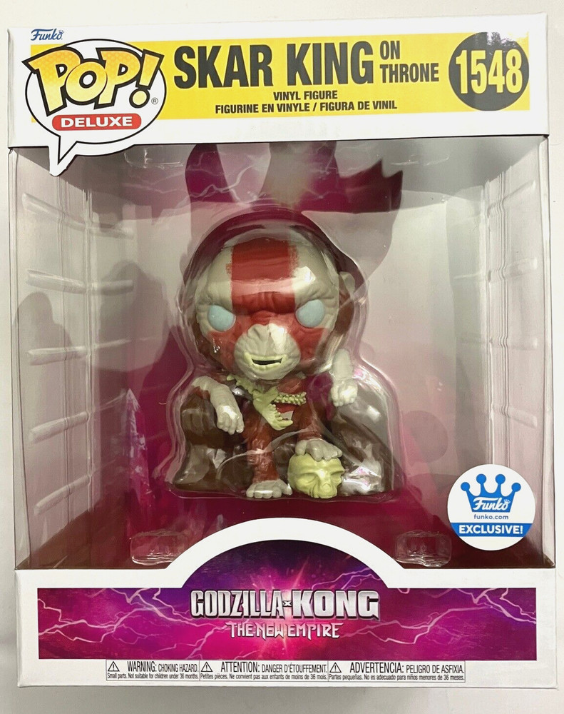 “Godzilla vs Kong New Empire” Skar King on throne, Funko Pop exclusive #1548 New