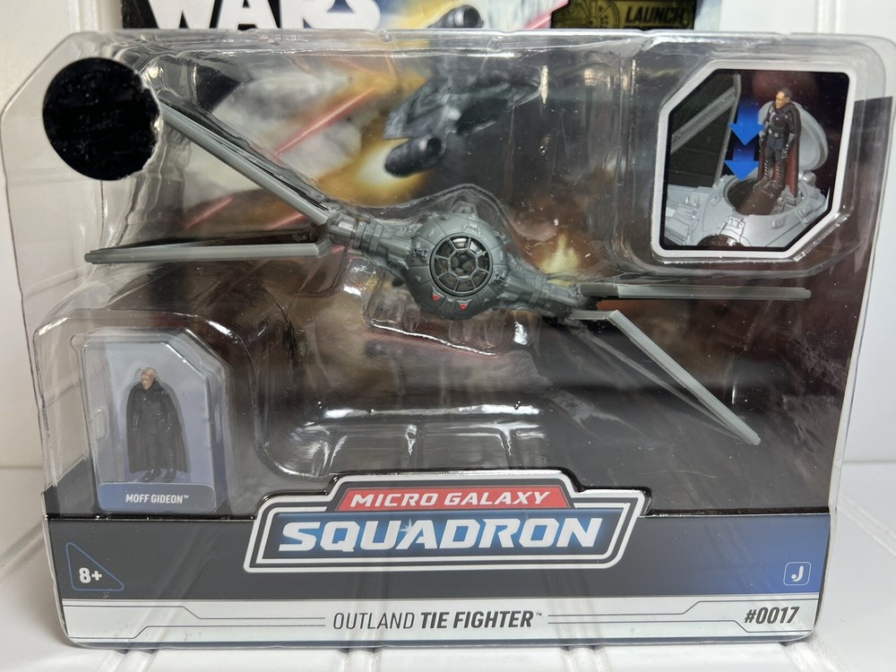 Star Wars Micro Galaxy Squadron Outland Tie Fighter Chase 1/15,000 Moff Gideon
