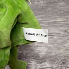 The Muppets Hand Puppet Kermit The Frog Licensed Puppets RARE Vintage