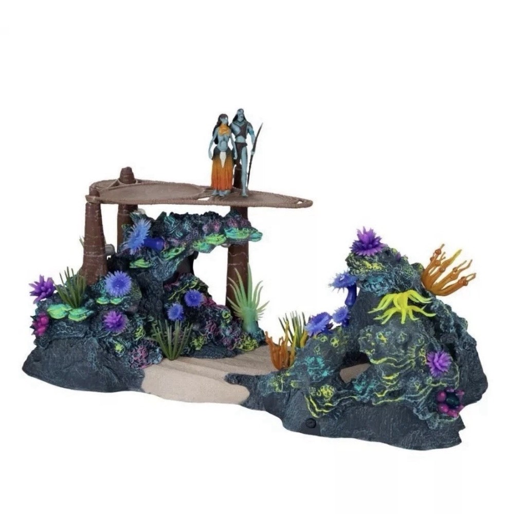 Avatar World of Pandora: Metkayina Reef with Tonowari and Ronal Figures And More