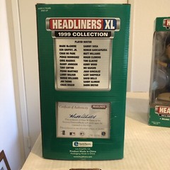 Headliners XL 1999 Limited Edition Matt Williams COA MLB Baseball NIB Arizona