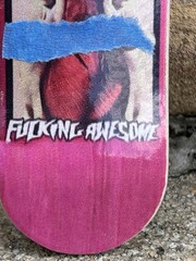 Custom Fingerboard F ing Awesome Burqa Girl Skateboard Rare 2014