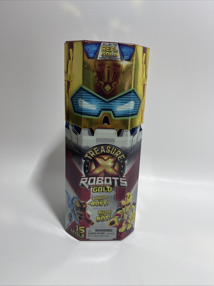 Treasure X Robots Gold Remove Build Discover 15 Levels NEW SEALED Moose Toys