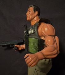 Vintage 1985 Arnold Schwarzenegger Commando Action Figure 7” RARE Complete