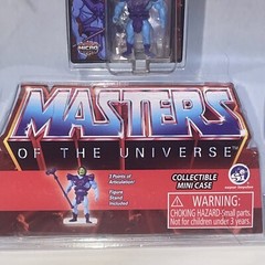 World’s Smallest Micro Figure Masters of the Universe Skeletor New
