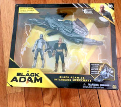 Spinmaster 2021 DC 4″ Black Adam vs. Intergang Mercenary 1st Edition Exclusive