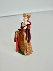 Papo Medieval Times Queen Figure Fantasy Castle 3.5″ Red/Gold 2005