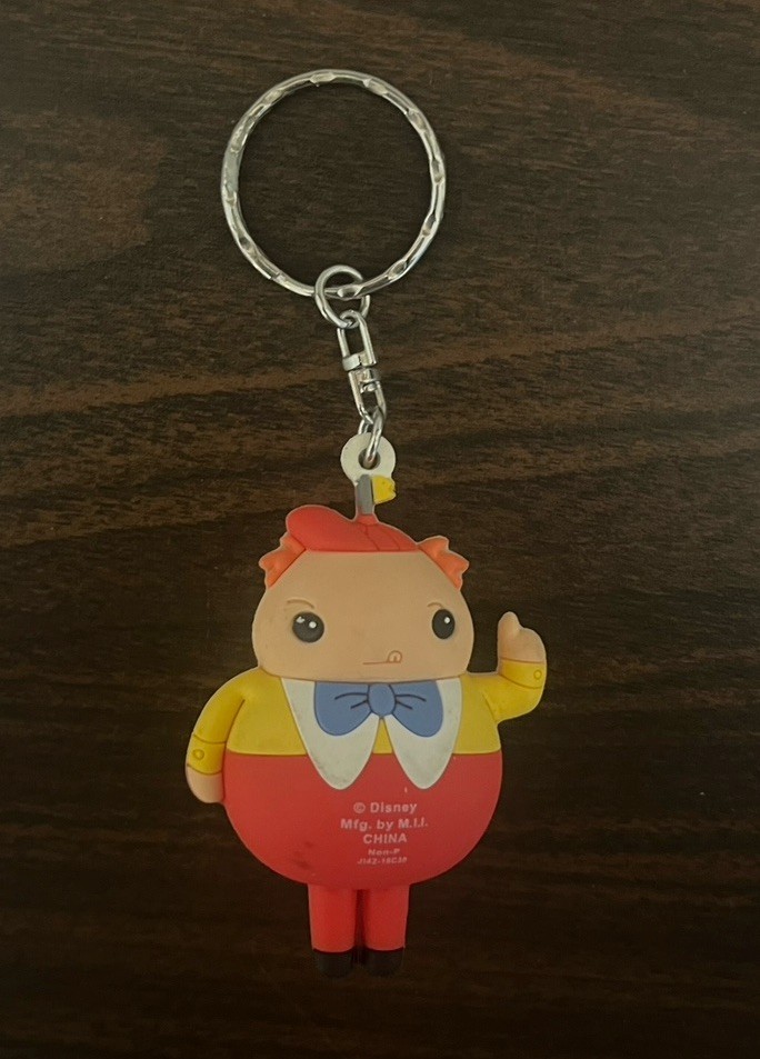 Disney Alice In Wonderland Blind Bag Series 1 TWEEDLE DEE Figural Keychain Loose