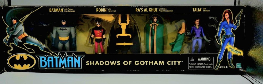 Batman Shadows of Gotham City 4 Action Figure Boxed Set Ra’s Al Ghul Hasbro