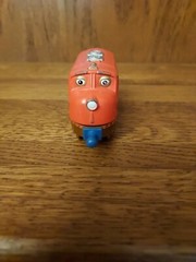 Chuggington Die Cast / Plastic Muddy Wilson & Orange Train Car