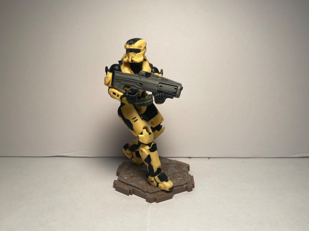 Jazwares World of Halo Series 3 Spartan EOD with Hydra Launcher [Used]