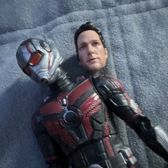 Marvel Ant-Man Action Figure w/ Alternate Head & Hands, Black Red Silver