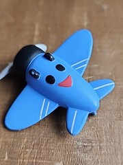 MISFIT Blue JET AIRPLANE Plastic Figure Misfit Toy Rudolph PLAYING MANTIS 2002