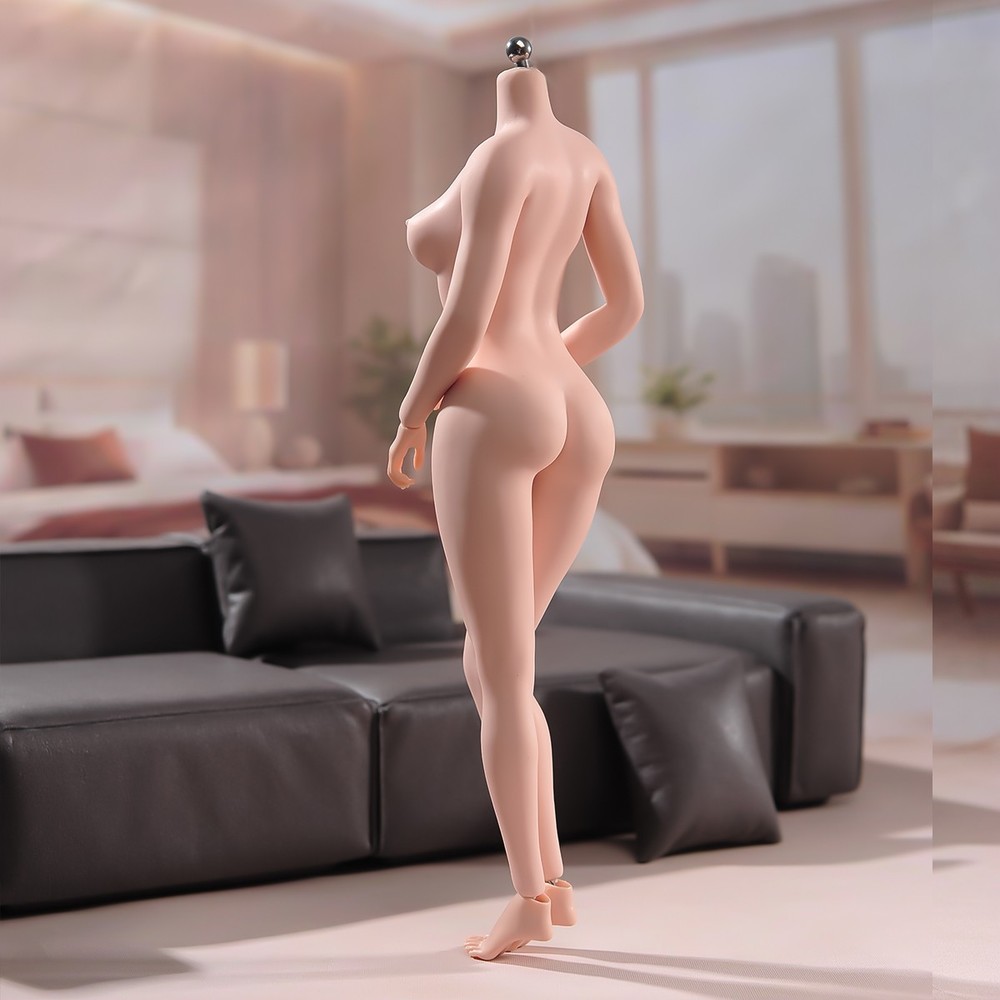 ANT AB001W 1/6 Female Pale Skin Body Seamless Flexible Large Bust 12″ Figure