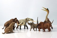 TNG Mammonteus Primigenius Model Elephant Animal Figure Toys Decor Xmas Gift