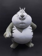 FAT TONY LIMITED MONOTONE DESIGNER VINYL FIGURE RON ENGLISH CEREAL KILLER SERIES