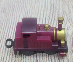 Vintage Tomy Thomas & Friends Lady Engine Wind-Up Train Purple Works 2006