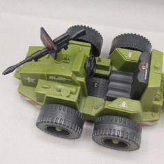 1985 G.I. Joe Weapon Transport Vintage Body, Gun with Bomb Trailer