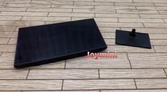 Dollhouse Miniature 1/6 TV Two Way Use Modern Wall Mounted TV Monitor Model Room