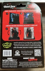 CultureFly Fly Guys GHOST FACE Vinyl Figure with Acrylic Background NEW