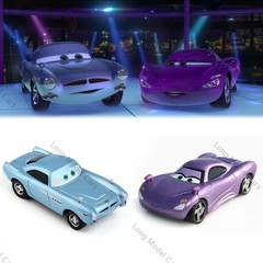 2-Pack Set Cars 2 Finn McMissile & Holley Shiftwell Die-Cast Model 1:55 Toy Gift