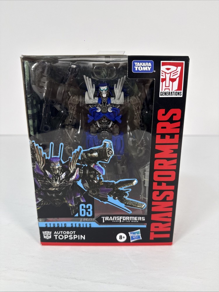 Transformers Autobot TOPSPIN Studio Series 63 Deluxe Class Hasbro DOTM RARE