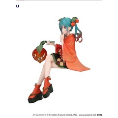 FuRyu Hatsune Miku Noodle Stopper Figure Unisex OS Red New Autumn Hozuki Ver