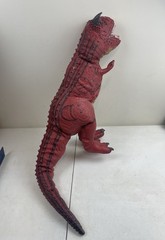 Vtg Carnotaurus Disney Dinoland Animal Kingdom plush Latex Rubber Dinosaur 36″