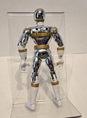 Bandai 1998 Power Rangers In Space 8″ Silver Ranger Action Figure