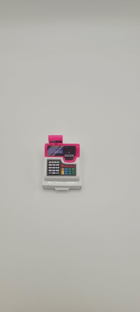 Mini Brands pink and white cash register