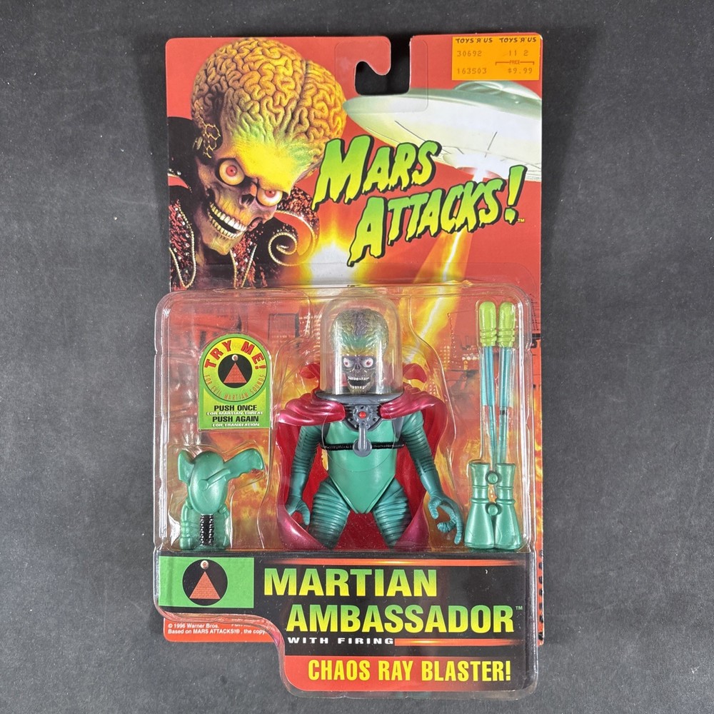 MARTIAN AMBASSADOR MARS ATTACKS ACTION FIGURE VINTAGE TRENDMASTERS NEW SCI-FI 96